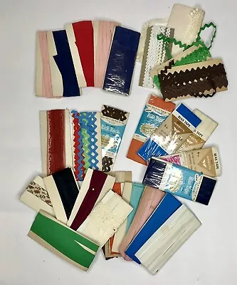 VTG Sewing Notions Rick Rack Trims Bias Tape Finishes Ric Rac • $12.95