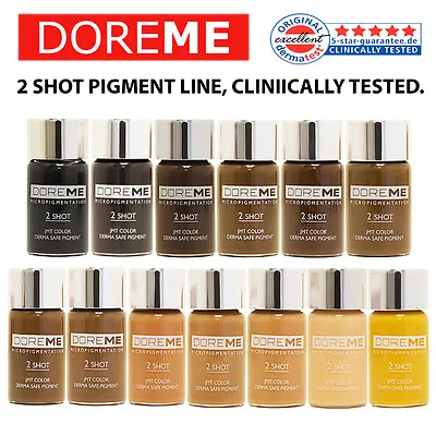 $19.59 • Buy Doreme 2 Shot Manual Permanent Makeup Pigment Ink For Microblading