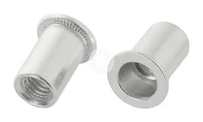 Aluminium Rivnuts Threaded Blind Rivet Nuts Open End Nutsert M3 M4 M5 M6 M8 M10 • £3.31