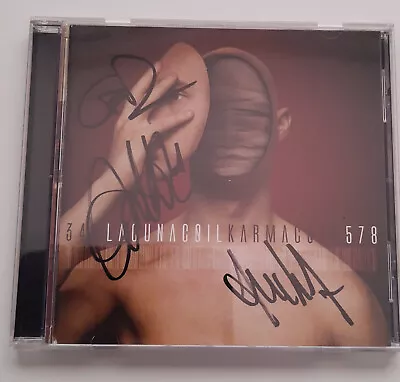 LACUNA COIL - Karmacode -CD(2006) Signed CD With Poster Insert. Near Mint. • £28.99