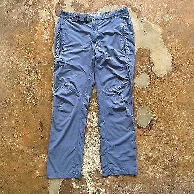 Vintage Mountain Hardware Belted Hiking Pants 34x34 Lightweight Outdoor Y2K Gray • $19.99