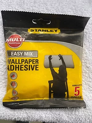 Stanley Wallpaper Paste Adhesive All Purpose Extra Strong Hangs Up To 5 Rolls • £2.70