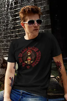 Deadstar Clothing ''dia De Los Muertas'' - Men's Black T-shirt Size Xl *new • £12.50