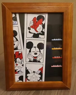 New Disney Minnie & Mickey Mouse Make Your Own Magic 5 X 7 Framed Print • $15