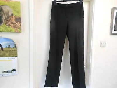 £8.99 • Buy M&S Ladies Black Trousers, Straight Leg Size 8,med/Reg Length