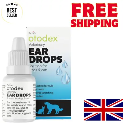 Otodex Petlife Ear Drops 14 Ml 14ml  • £5.99