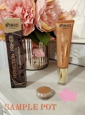 🔥Bperfect Illuminating Perfection Primer- 2ml SAMPLE POT ONLY Champagne Glow  • £2.99