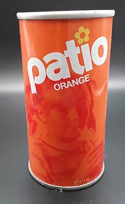 Vintage 80's 284ml AL/Steel Patio Orange Pop Soda Can Canada • $4.95