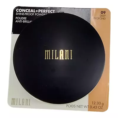 Milani Conceal + Perfect Shine-Proof Powder 09 Deep Profound 0.43 Oz New • $17.97