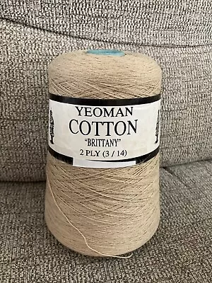 Yeoman “Brittany” 100% Cotton Yarn - 350g - Putty • £11