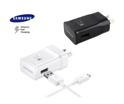 Genuine Samsung Galaxy S10/S9/S8 Note 10/9/8 Fast AC Wall Charger Adapter • $15.99