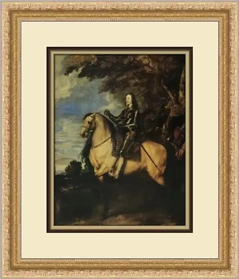 Anthony Van Dyck Equestrian Portrait Of Charles I Custom Framed Print • $75