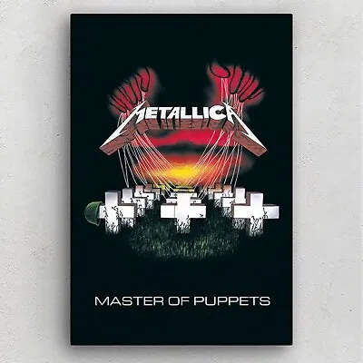 Metallica Master Of Puppets Heavy Metal Rock Music Art Poster Wall Art No Frame • $18.95