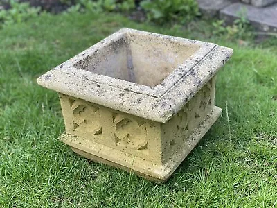 Vintage Weathered Stone Planter - Countryside Cotswold Range • £45