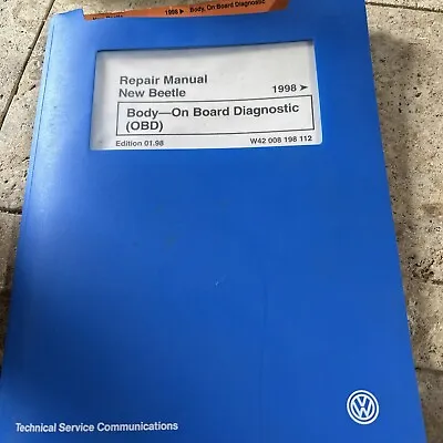 1998-2010 VW New Beetle On Board Diagnostic (OBD)  Service Repair Manual • $68.14