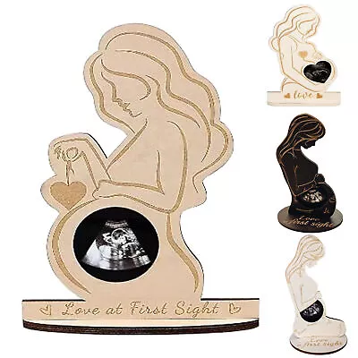 Personalised Baby Ultrasound Scan Photo Picture Frame Display Keepsake Gift New • £5.42