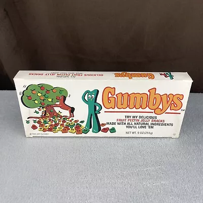 SUPER RARE! Vtg 1985 Gumbys Candy Box Wrapper Art Clokey & Gumby Song Lyrics 80s • $99.99