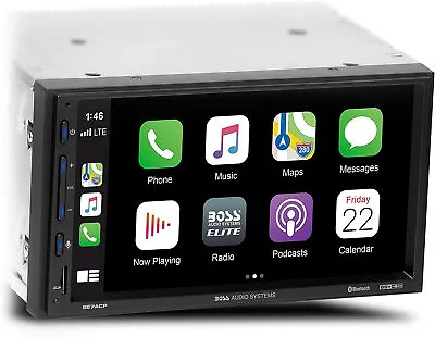 BOSS BE7ACP Apple CarPlay Android Auto Double Din Bluetooth Receiver 7  Monitor • $139.90