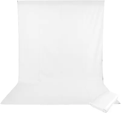 10 X 12 FT Photo Studio 100% Pure White Muslin Backdrop Background For Photograp • $43.14