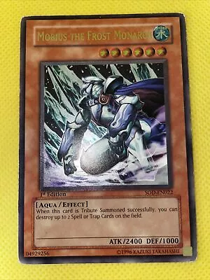 Mobius The Frost Monarch Yu-gi-oh! Ultimate Rare 1st Ed Sod-en022 Damaged • $31.08