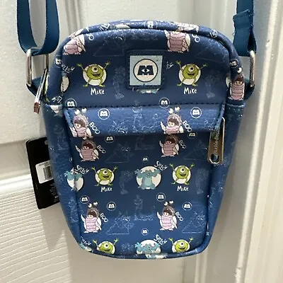 Disney Monsters Inc Crossbody Bag AOP SULLEY MIKE AND BOO NEW • $35