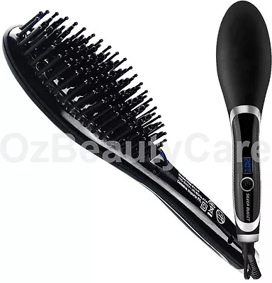 Silver Bullet Hybrid Ionic Ceramic Hair Straightening Brush • $92.40