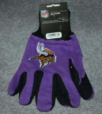 Adults Minnesota Vikings Nfl All Purpose/utility Work Gloves Light Purple • $10.99