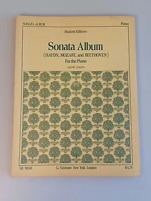 Schirmer Music Book SE-5030 SONATA ALBUM (Haydn Mozart Beethoven) For Piano • $12