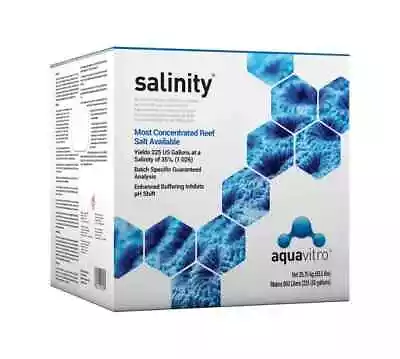 Seachem AquaVitro Salinity 2.7kg 15kg 29kg Pro Reef Salt Marine Aquarium Fish • £16.99