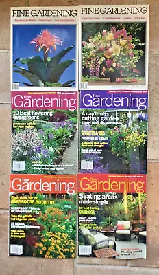 Taunton's Fine Gardening Magazines Lot Of 6 • $19.99