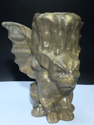 £52.70 • Buy 252g Natural Crystal.serpeggiante.Hand-carved. Exquisite Gargoyle.candlestick 54