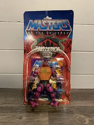 MOTU TUNG LASHOR Action Figure Vintage MOC Un Sealed Mattel #2331 / 1985 💧 Dam. • $139.95