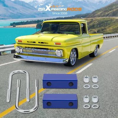 3  Drop Lowering Kit Blocks For Chevrolet C10 GMC C15 Pickup 1963-1972 • $76.49