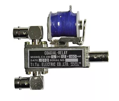 New Tohtsu CX-230L SPDT BNC Type Coaxial Relay With 12VDC Coil • $89.95