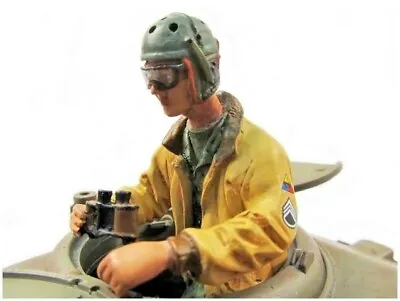 1/16 RC TANK Driver COMMANDER Soldier FIGURE Half Body PAINTED #2010 • $14.99