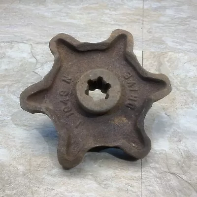 Unique ￼Industrial Rusty Machine Steampunk Pulley Gear Cog Lamp Base Wheel • $22.99