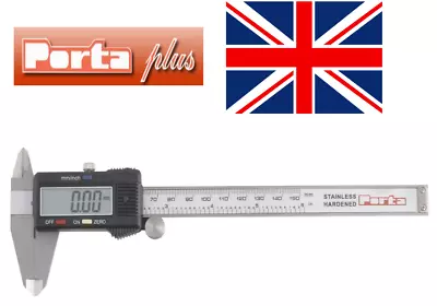 DIGITAL VERNIER LCD CALIPER Porta UK MICROMETER MEASURE TOOL GAUGE RULE 150mm 6  • £19.99