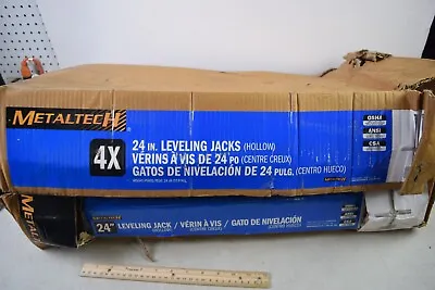 Metaltech 24in Galvanized Steel Adjustable Leveling Jack 4-Pack- • $99.99