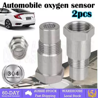 2X Oxygen O2 Sensor Spacer Adapter Catalytic Converter Fix Check Engine Light OZ • $9.65