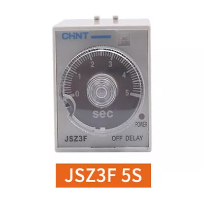 JSZ3F 24/220/380V Power-off Time Delay Relays Multifunction Timer Relay 5A 8-Pin • £14.66