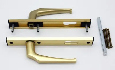  Union 92PZ Replacement Satin Gold Aluminium Door Handles UPVC / Aluminium Doors • £12.95