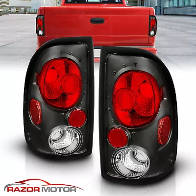 1997 1998 1999 2000 2001 2002 2003 2004 For Dodge Dakota Black Tail Lights Pair • $66.84