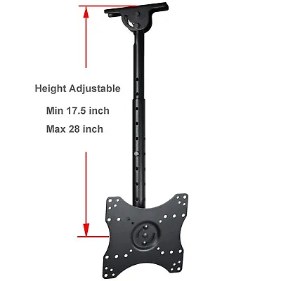 Ceiling Mount 26 29 32 37 39 40 42 47 LED UHD TV Monitor Tilt Swivel Bracket 1nx • $21.98