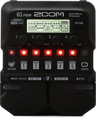 $99.99 • Buy Zoom G1 FOUR Multi-effects Processor