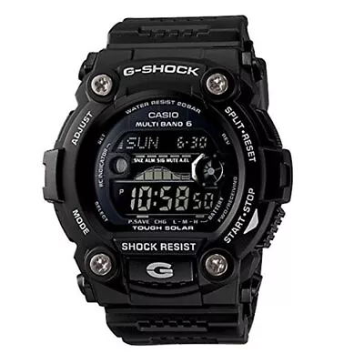 CASIO Watch G-Shock Men's Digital Radio Solar Multi-Function Black GW-79 • $242.59