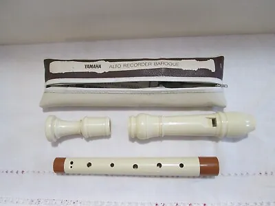 Vintage Yamaha Alto Recorder Baroque With Case & Instructions • $19.99