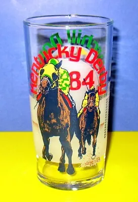 Vintage 1984 Kentucky Derby Official Frosted Mint Julep Glass Churchill Downs • $6.99