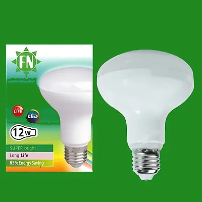 12W LED R80 E27 Reflector Spot Light Bulb Daylight White 6500K Lamp 1000 Lumen • £3.99