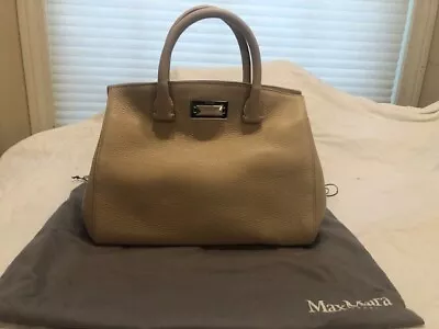 NWOT Max Mara Beige Medium Purse Bag Strap With Original Dust Bag • £245.87