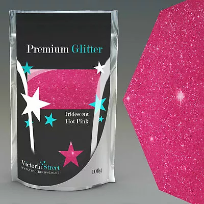 Pure Premium Glitter 100g IRIDESCENT Pastel Wine Glass Fine Craft Glitter Powder • £3.99